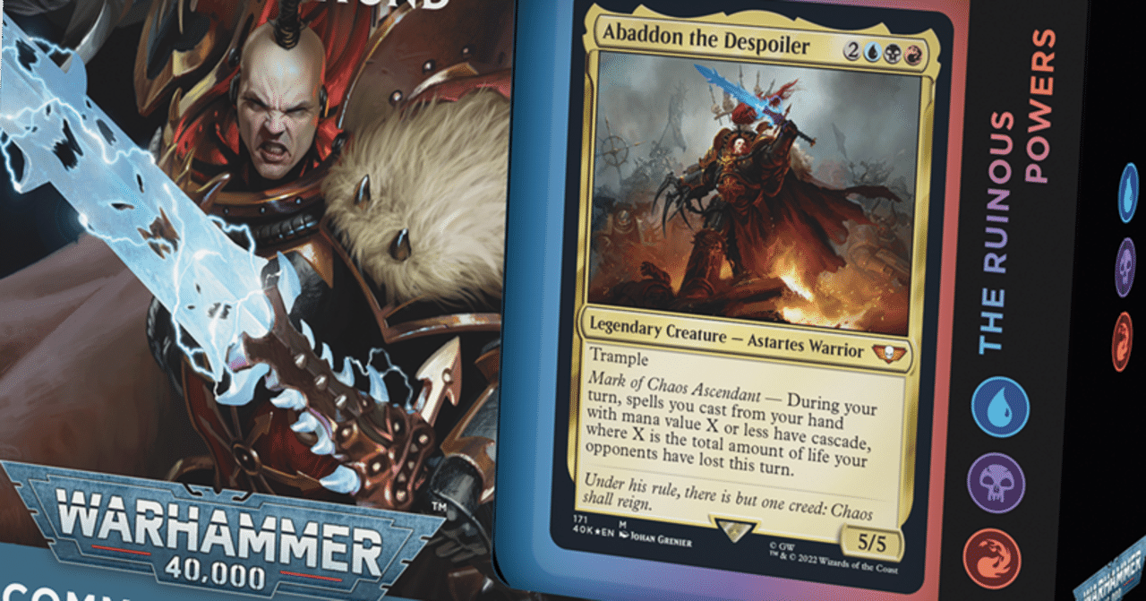 mtg 統率者デッキ ウォーハンマー40,000 禍つ神々の力 40k 未開封 Amazon.co.jp: マジック:ザ・ギャザリング 統率者デッキ:ウォー