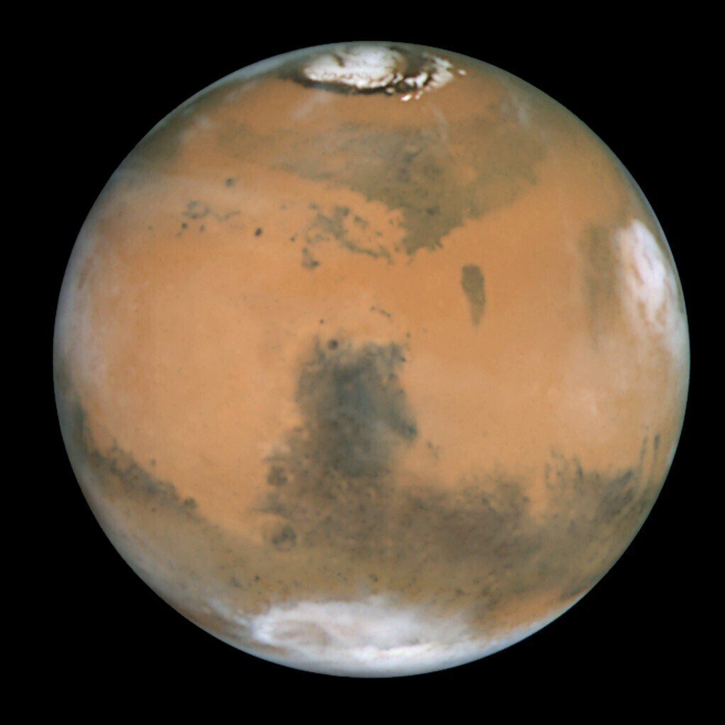 火星_ハッブル望遠鏡で撮影