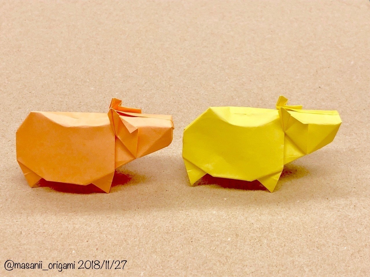 電子書籍「パーフェクトオリガミライフ」の「カピバラ」が、想像以上に