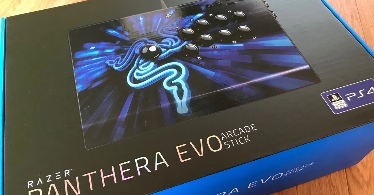 RAZER panthera ボタンレバーカスタム 箱付き（アケコンレビュー 