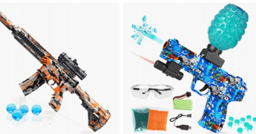 電動ジェルボールガン Amazon | 連射式電動水鉄砲 ジェルボールガン 電動 ウォーター
