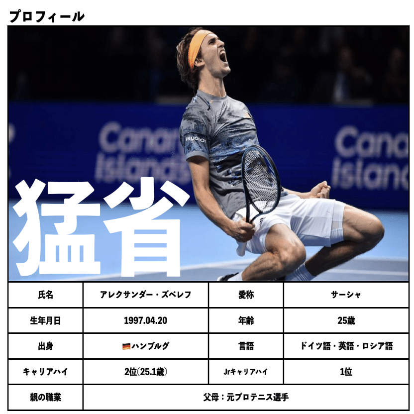ドイツの神童 勝利への意思の強さが精神力の強さ アレクサンダー ズベレフのヒストリー 81 Takable スポーツエデュケーター Note