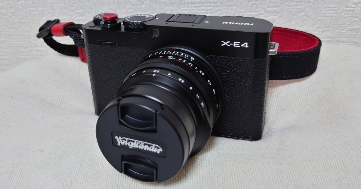 FUJIFILM X-E4 コシナ フォクトレンダー ノクトン 35mm F1.2 X-mount 夜スナップ レビュー｜あお