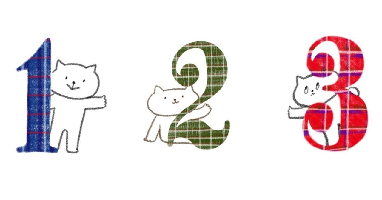 数字イラスト タータンチェックと白猫 旅するイラストレーターこまつきょうこ Note