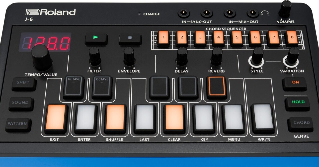 Roland J-6 コードシンセサイザー Roland | J-6 CHORD SYNTHESIZER | リズムマシン | Five G music