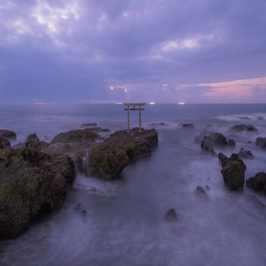 未明から大洗海岸 ゆうちあん Note