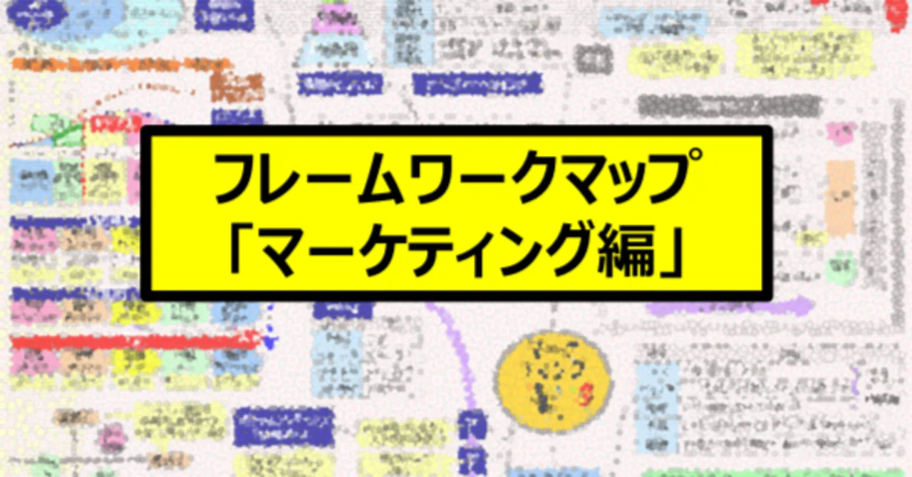 [Visual Reading] Framework Map: Marketing Edition｜上田晃穂
