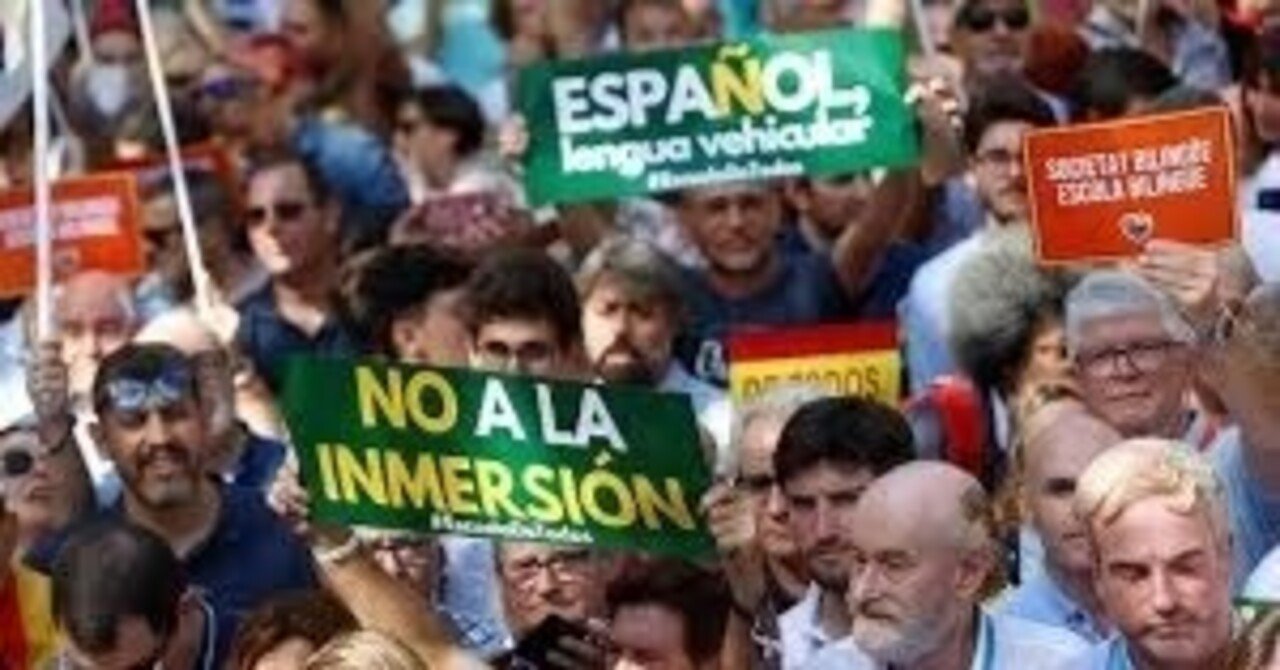 9 ニュースなスペイン語 Manifestacion En Barcelona バルセロナのデモ Jidequin Note