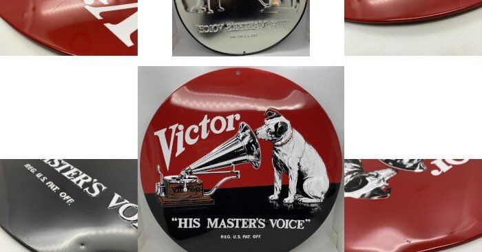 看板 ディスプレー サイン ビンテージ レトロ RCA ビクター Victor｜1