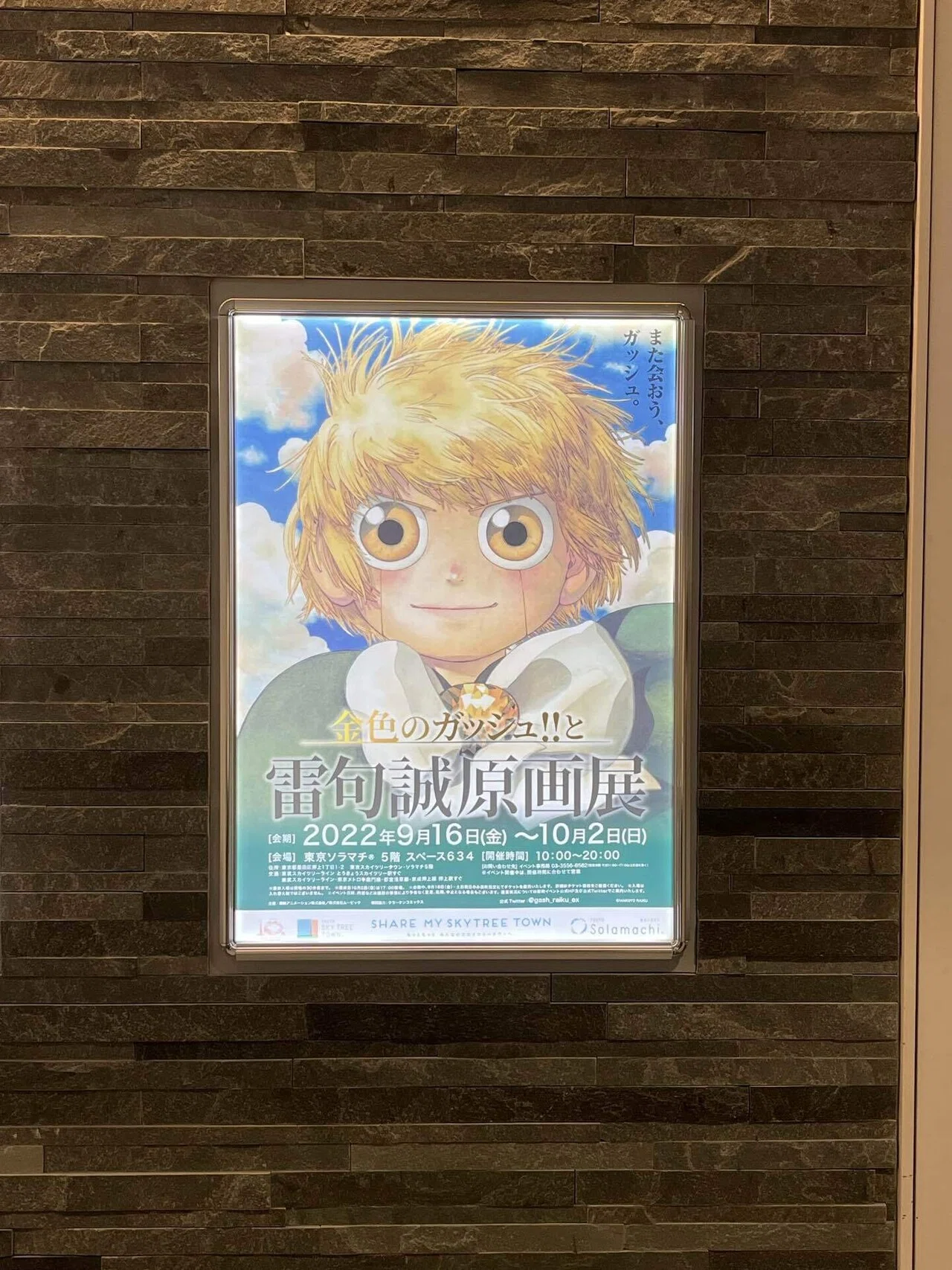 金色のガッシュ#雷句誠原画展に行ってきたのだ｜いぬの