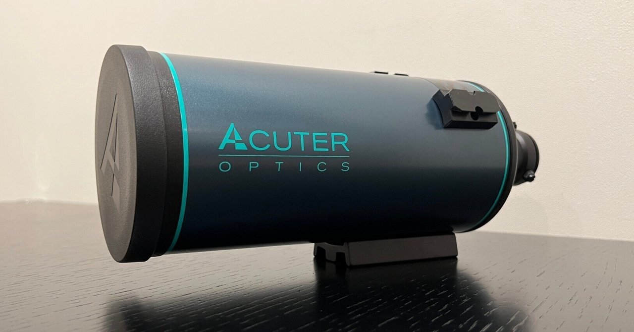 ACUTER VOYAGER MAK80 マクストフカセグレン鏡筒レビュー（その１:外観など）