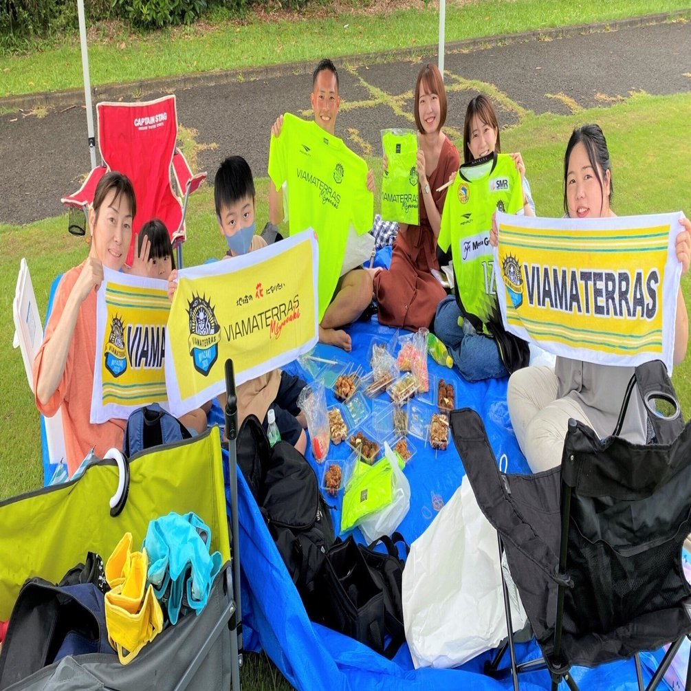 笑顔あふれる地域づくりを目指して 宮崎県女子サッカーチーム ヴィアマテラス宮崎 の応援に行ってきました Mango株式会社 Note