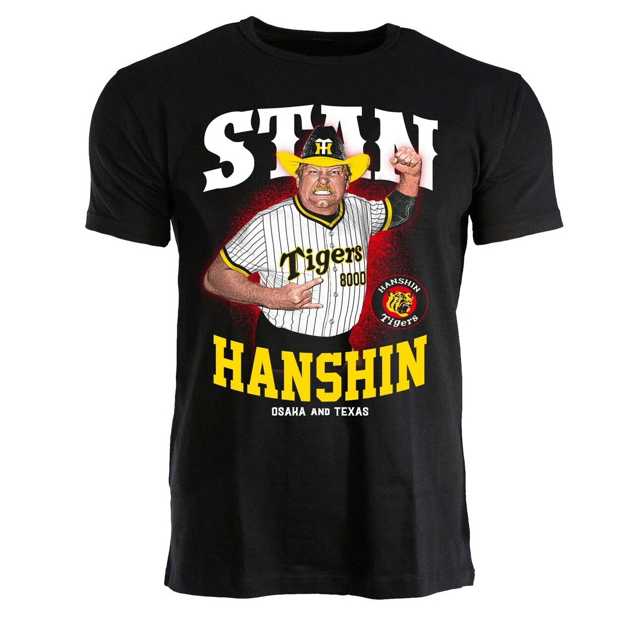 スタン・ハンセン×阪神タイガースコラボレーションTシャツ予約受付中
