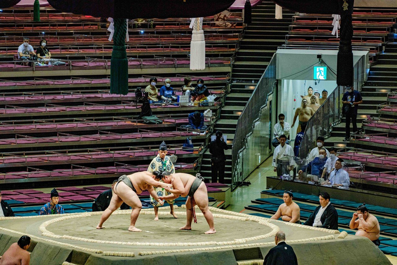 超希少！ 超貴重！ 天覧大相撲双六 額装 国技館 いろはにほへとちり 