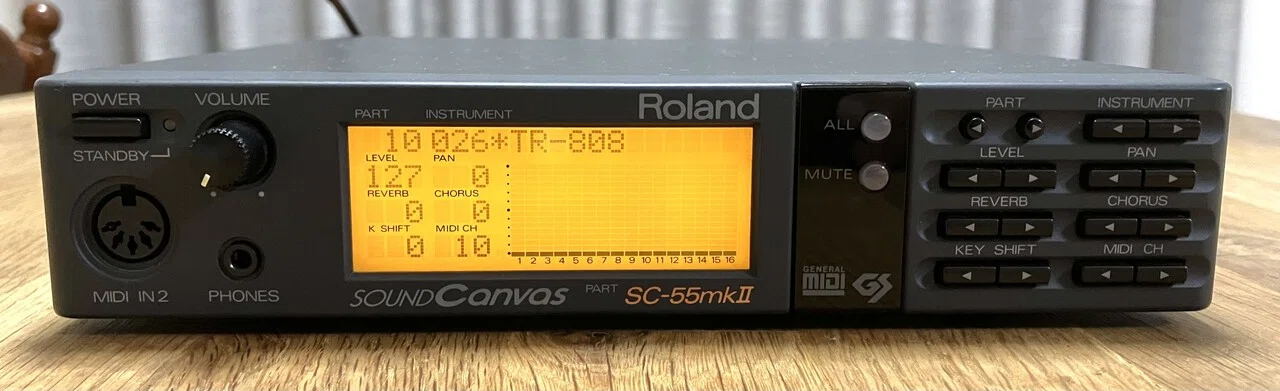 DTM Roland SC-55mk2 音源モジュールを使ってみた｜MetaLab