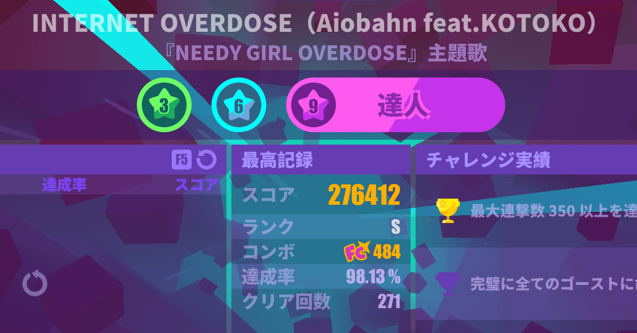 偏ったみゅーずだっしゅ練習録 5 ワタアメ Note