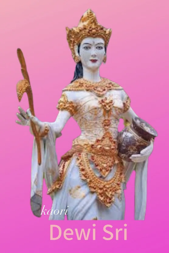 バリの神様カード⑨ Dewi Sri(デウィ スリ) 稲の女神、農業と豊穣と