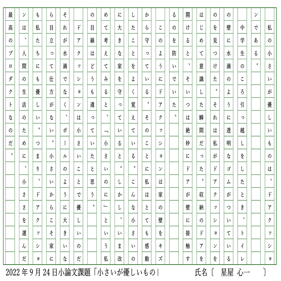 星屋の小論文（多摩美2022）｜星屋心一