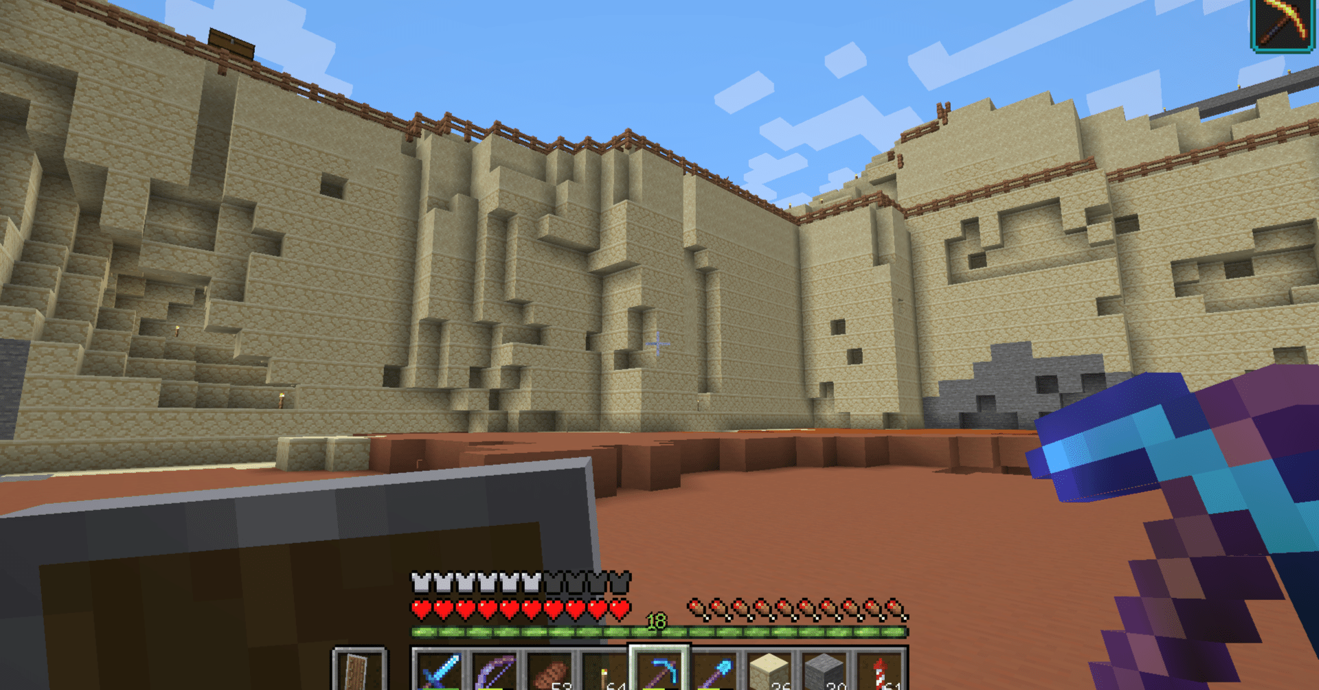 マイクラ メサ露天掘り開始 世界の果てまで鉄道を29 マキナ Note