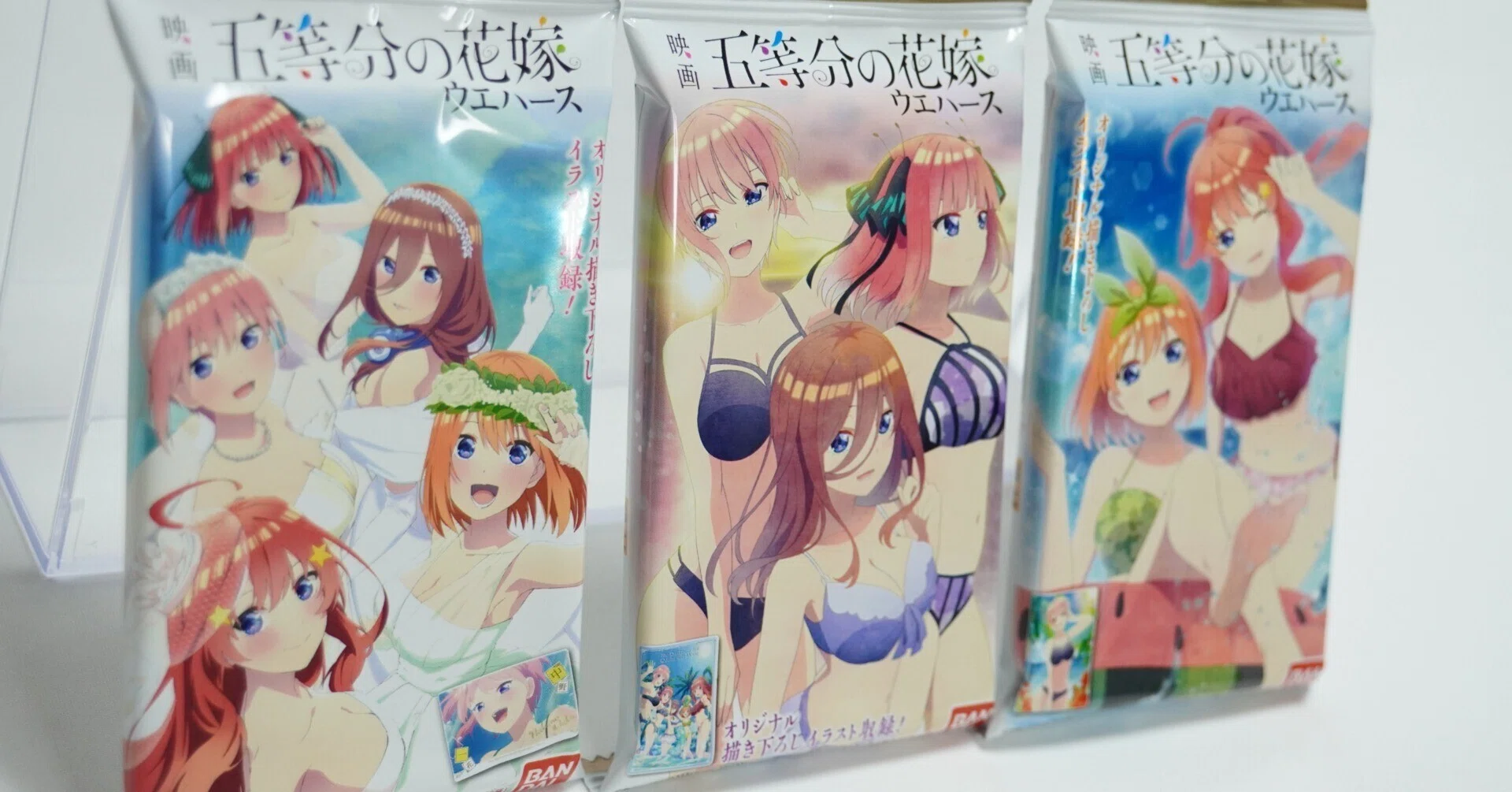 バンダイ 映画五等分の花嫁ウエハース 買ってみた。｜あずきノ
