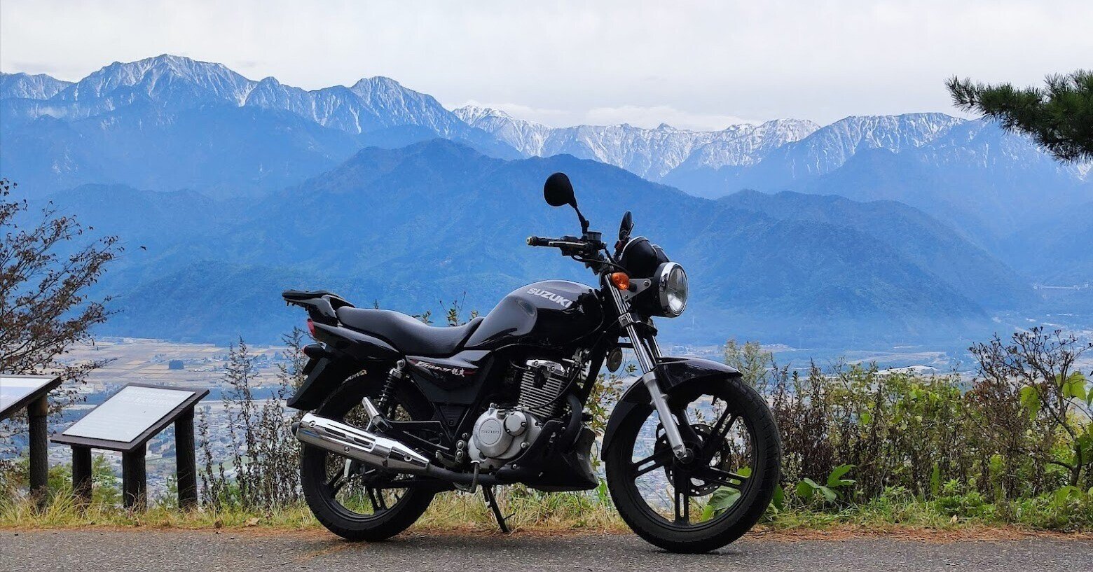 SUZUKI EN125-3F 30000kmインプレ｜山と二輪
