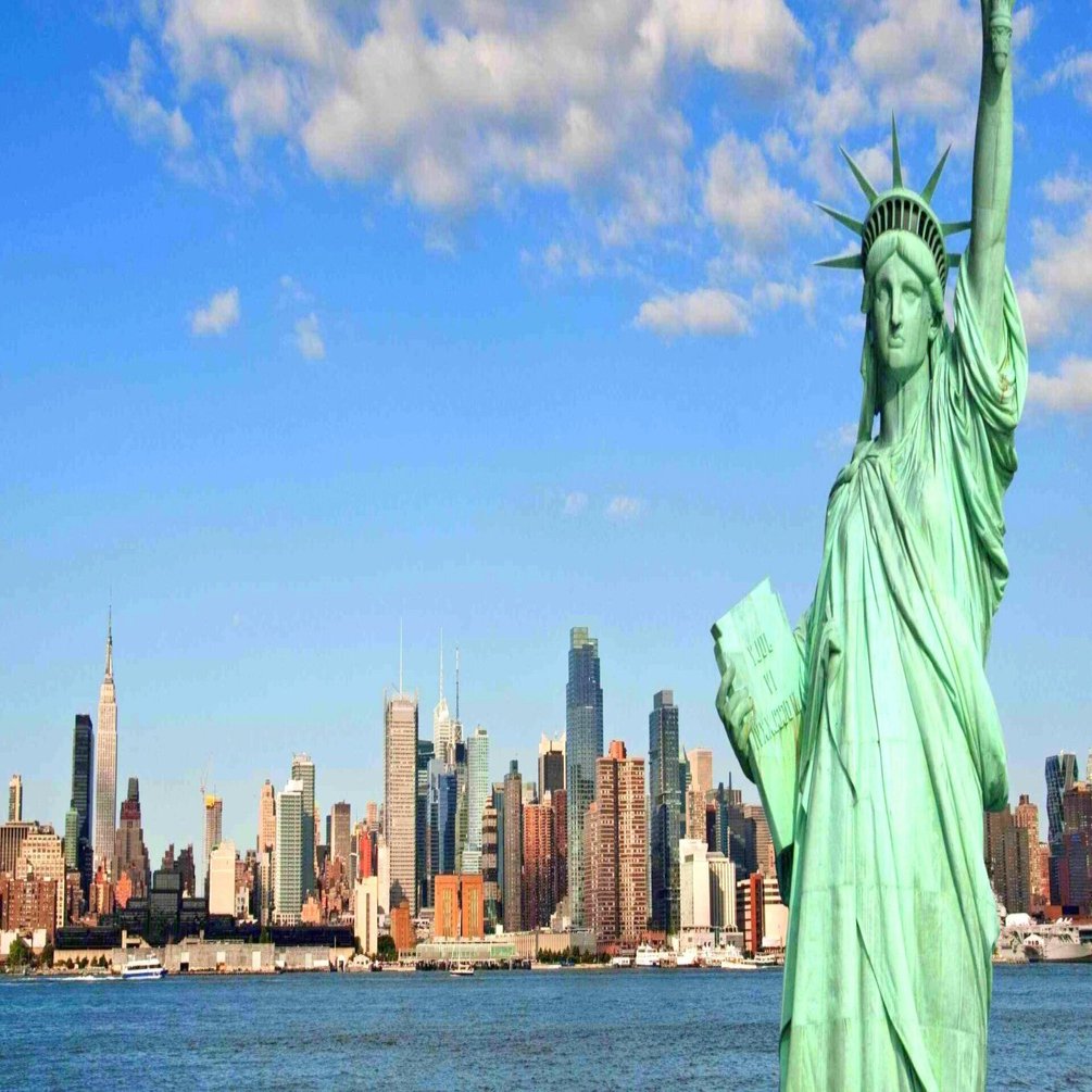 Ny雑学 自由の女神がいるリバティ島の海はじつはニュージャージー ニューヨーク 海外 カーター Note