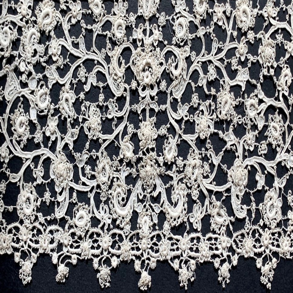 アンティークロザラインレース ロザリンペルレ＆スノーフレーク 雪花結晶ドイリー 36254雪の結晶-M【3枚1セット】【デザインレースユキ】