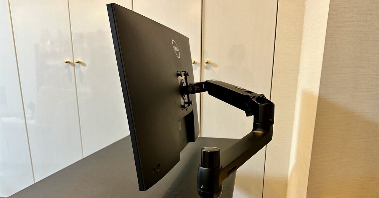 Amazonベーシック モニターアーム(補強プレート付き) Amazonベーシック