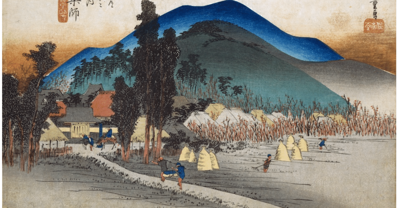 東海道五十三次「石薬師」 黄綬褒章受章者制作　銅版画(エッチング)　送料無料 東海道五十三次「石薬師」 黄綬褒章受章者制作銅版画(エッチング)送料無料