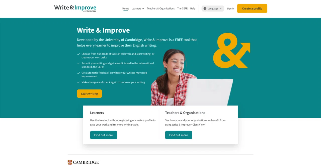 Cambridge Englishが開発した英作文の自動添削ツール、Write & Improveのアカウント作成からクラス参加までの手順 ...