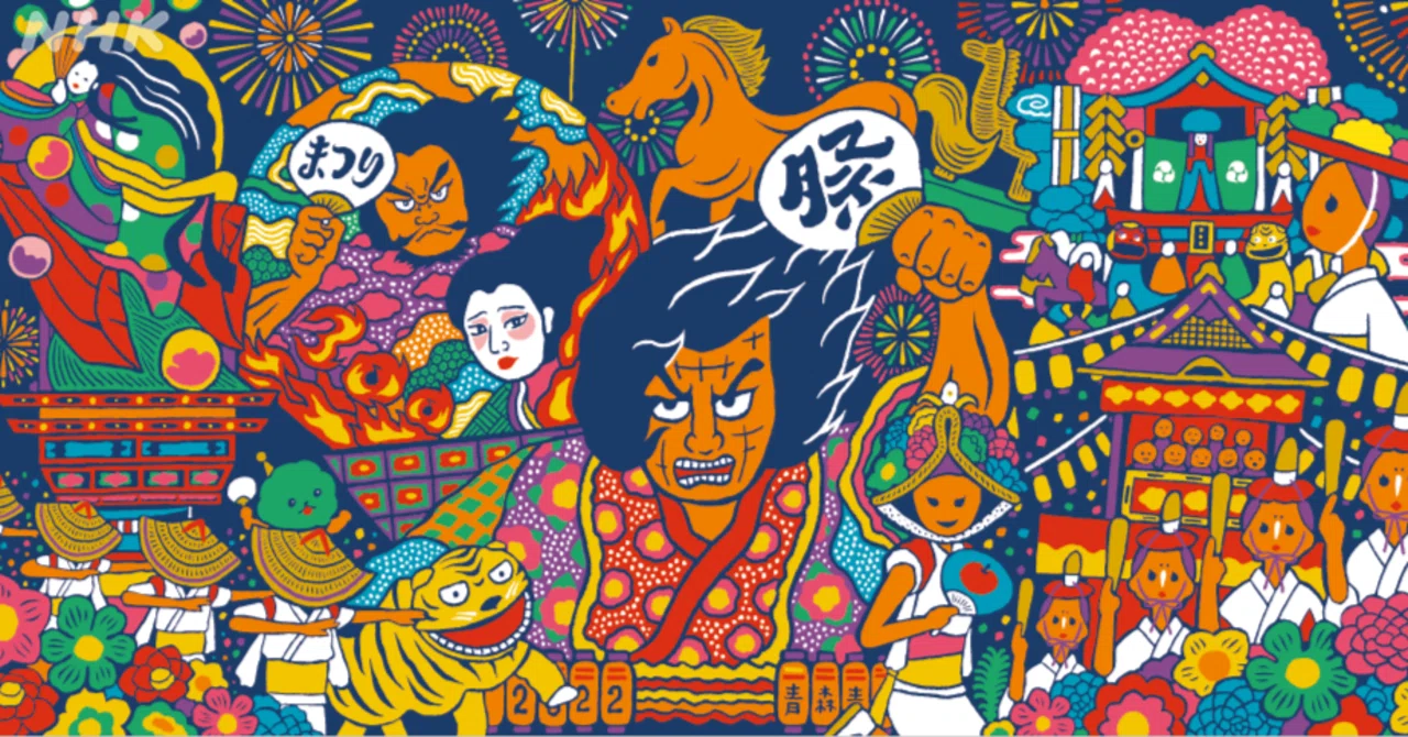 夏祭りの思い出が「ねぷた」に。“モザイクアート”に協力してくれた