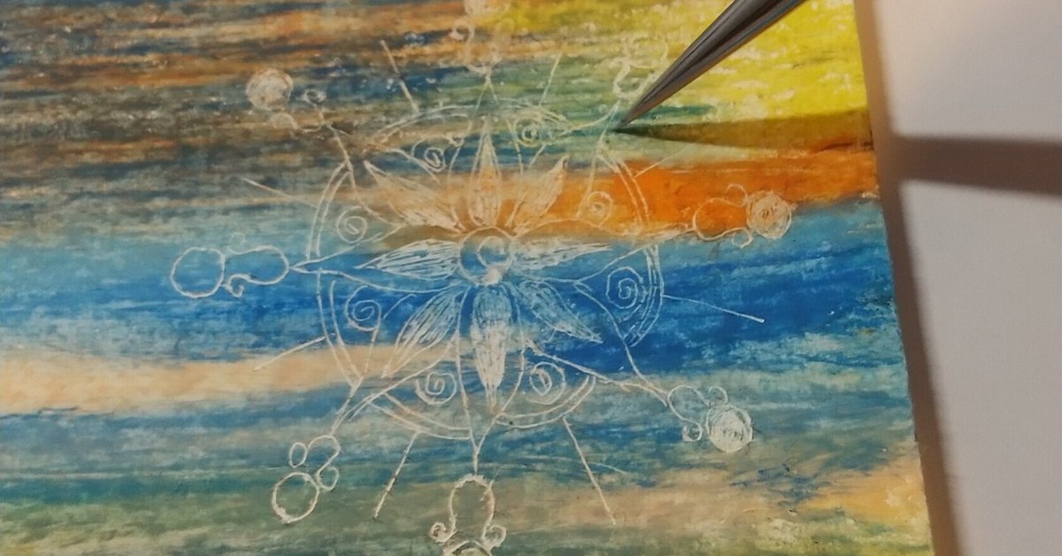 「悠生」 オイルパステル★原画1点物.額入り 鯨 オイルパステル原画 一点物 - メルカリ