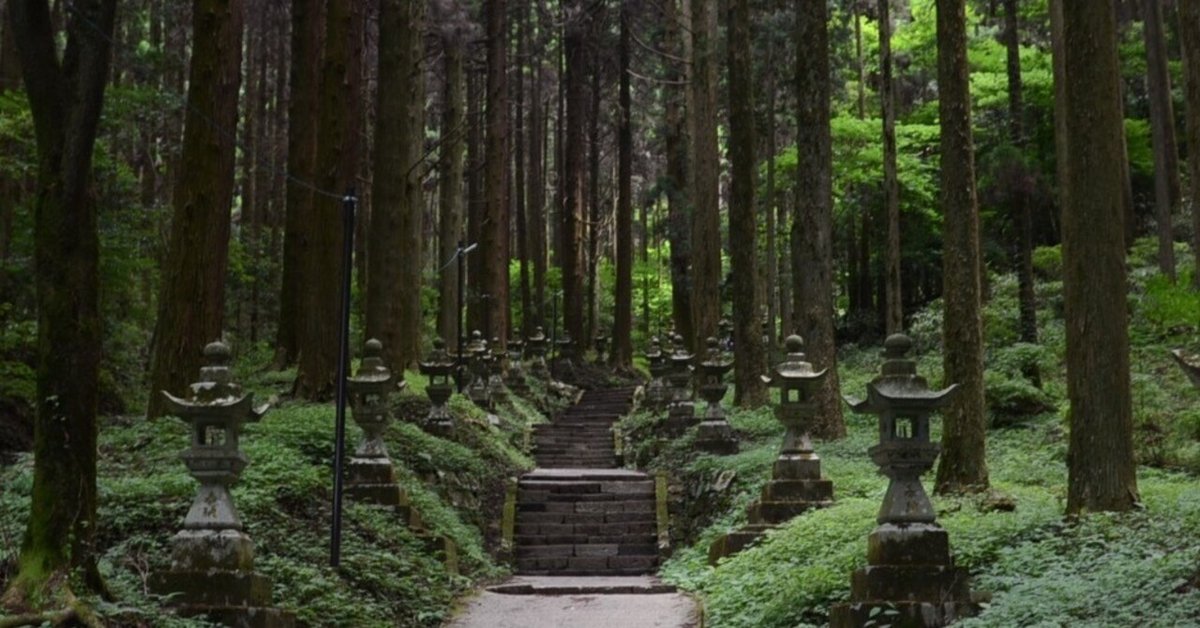 静謐な森の石段の向こうに｜sanchi
