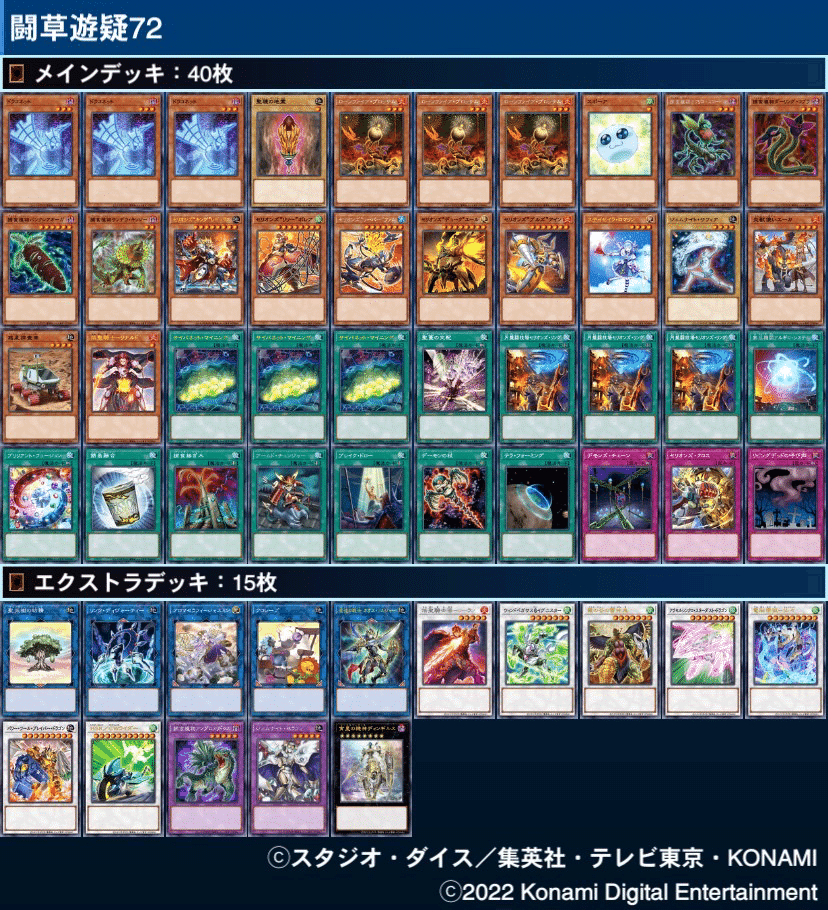 遊戯王デッキ　パワーツールDデッキ　ガチ構築 遊戯王デッキ紹介『闘草遊疑72』｜らんどる
