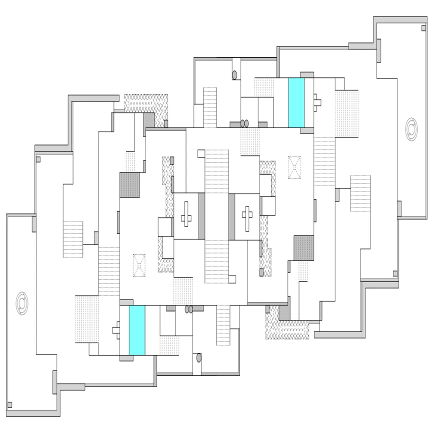 スプラトゥーン3ステージ図面 ヤグラ その2 Sunfish まんぼう Note