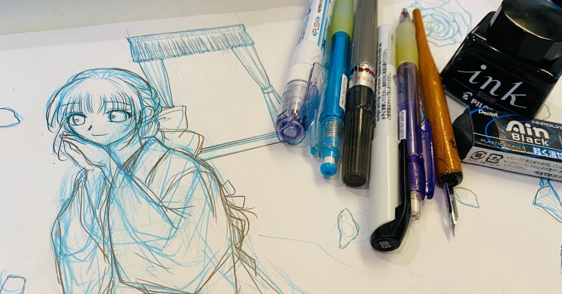 1ヶ月でイラストを描こうチャレンジ 紫ききょう 桔梗 Note 1ヶ月でイラストを描こうチャレンジ 紫ききょう 桔梗 Note