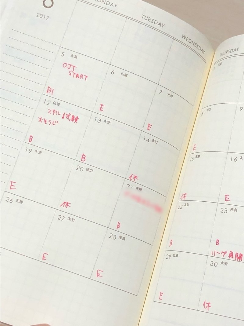 手帳の中身遍歴 ふらみんちゃん Note