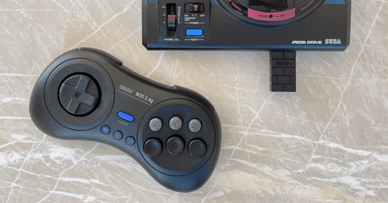 メガドライブミニ対応のワイヤレスコントローラ 8bitdo M30 2.4g が良い。｜Rydeen｜note