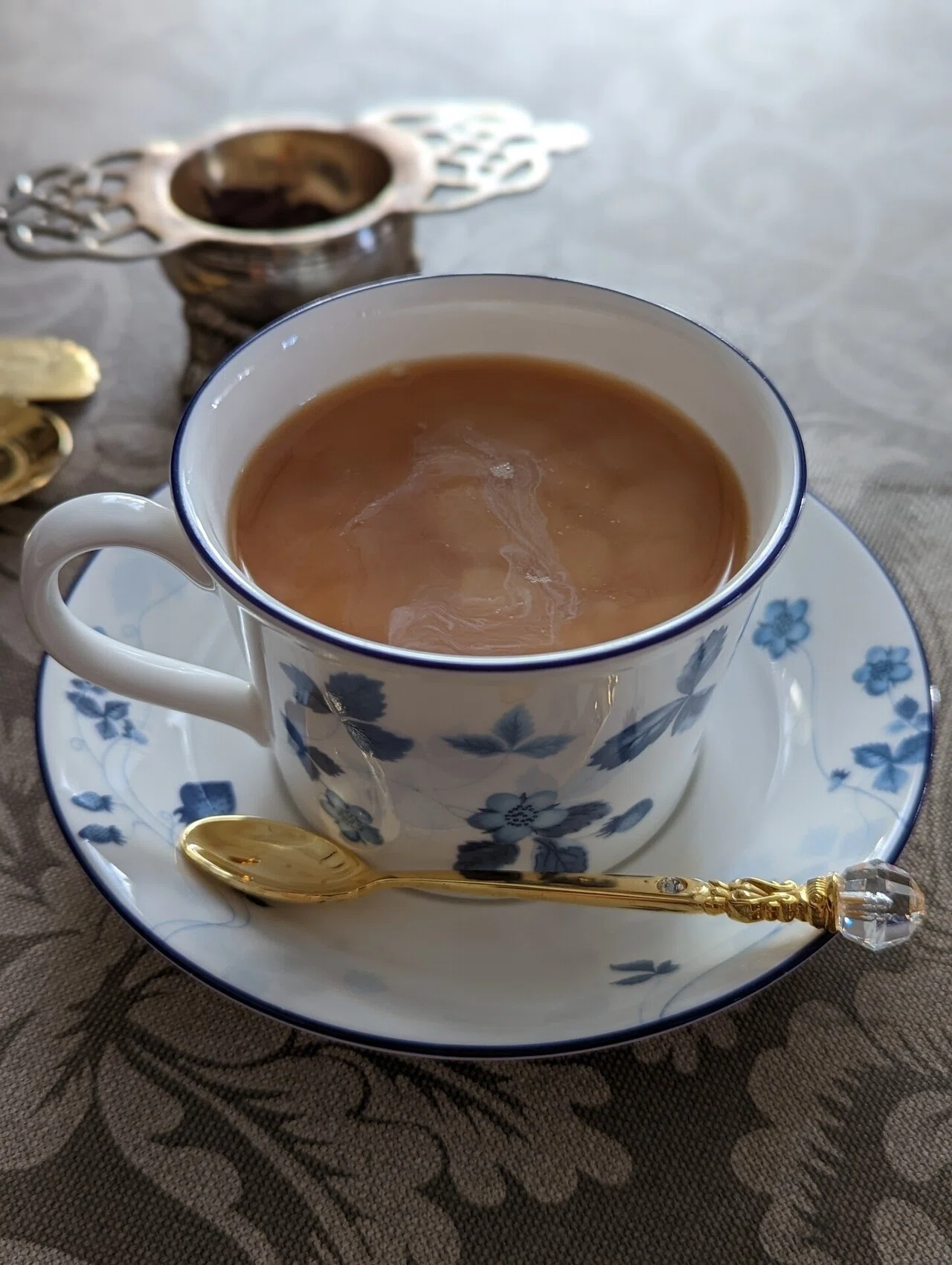 ミルクティーとチョコレートケーキ 妄想お茶会 有沢このみ Note