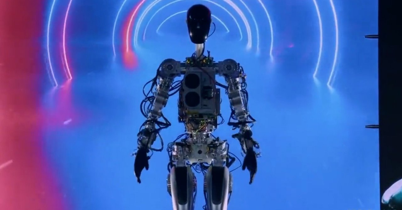 テスラのヒト型ロボット「オプティマス」のターミネーター感が