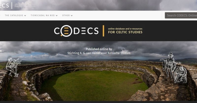 ケルト学のためのオンラインデータベース "CODECS" を使えばケルト神話について調べるのが5000兆倍楽になる