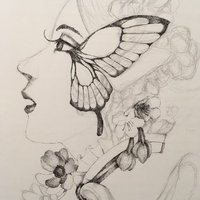 点描イラスト 春のブーケ Vecka Note