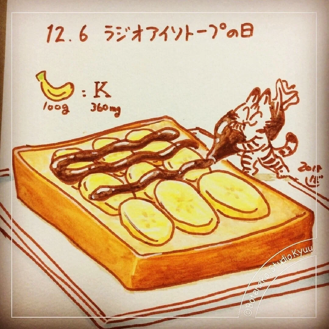ラフ画：ラジオアイソトープの日｜ぼて猫＠スタジオきゅう｜note