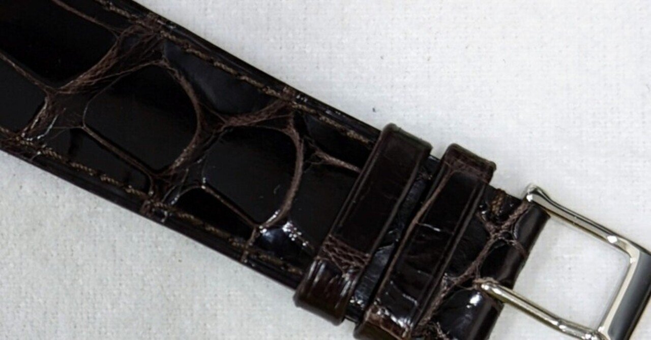 カミーユフォルネ【美品】時計ベルト　アリゲーターシャイニー　ブラック系 楽天市場】時計ベルト 18mm 19mm 20mm 21mm 22mm CASSIS カシス