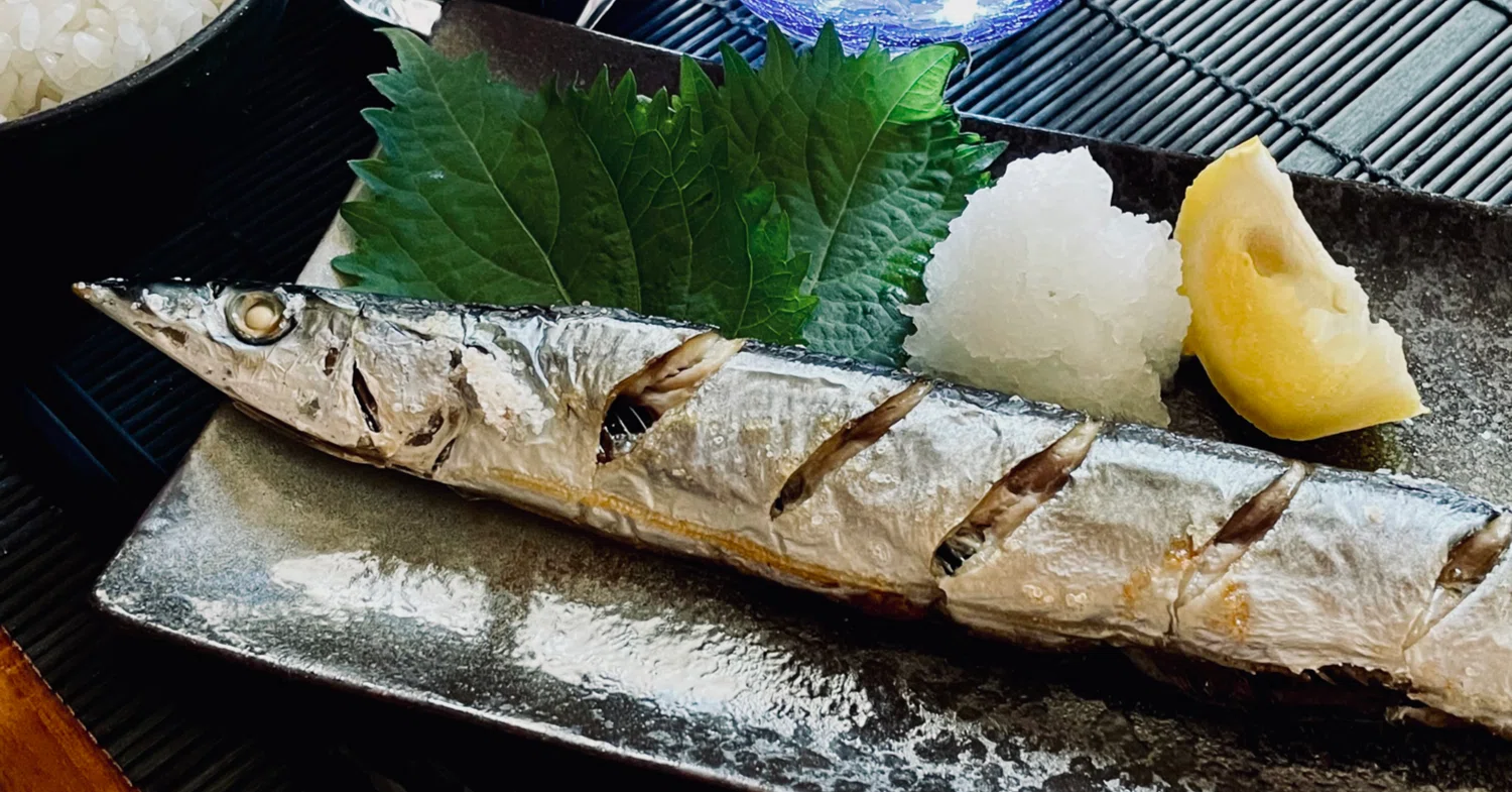 秋刀魚の塩焼き As Note 秋刀魚の塩焼き As Note