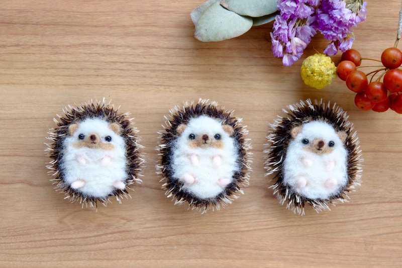 受付終了 Yucoco Cafeさんのハリネズミのブローチを作りましょう 福岡 Minne ミンネ