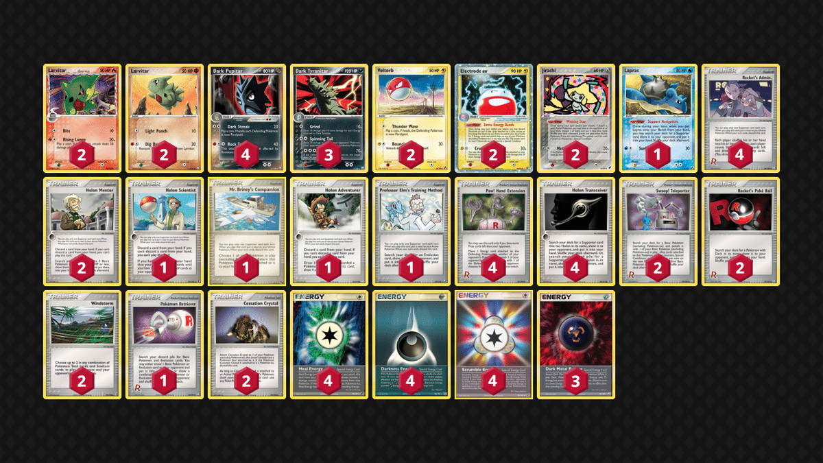 ポケモンカードデッキレシピ】ADVPCG_ナッシーδ+ライチュウδ