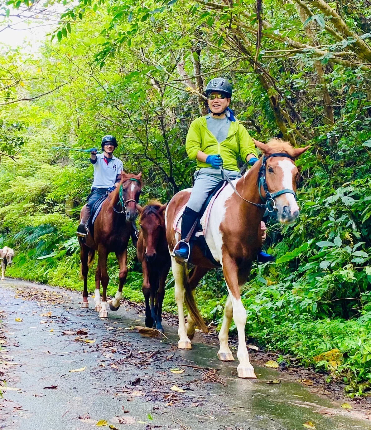 LINE_ALBUM_2022925隊長_脇本さん 乙原岳展望台にて🐎🐎_220928_7