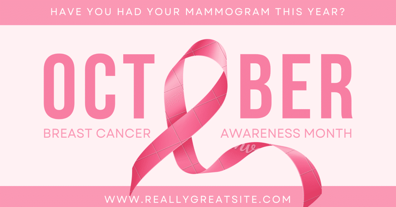 10月はピンクリボン月間。乳がん検診に行ってきました