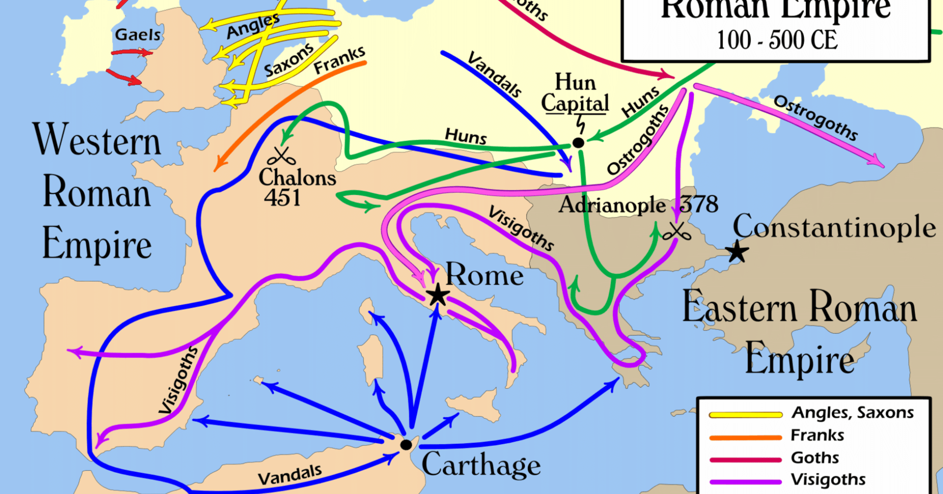 ざっとわかる「西ローマ帝国」の滅亡｜NikolaiMisonikomii